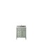 James Martin Vanities Brittany 30in Single Vanity, Sage Green, w/ 3 CM Eternal Jasmine Pearl Quartz Top 650-V30-SGR-3EJP - alternate 1